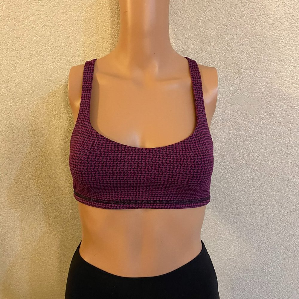 Lululemon free to be wild sports bra purple